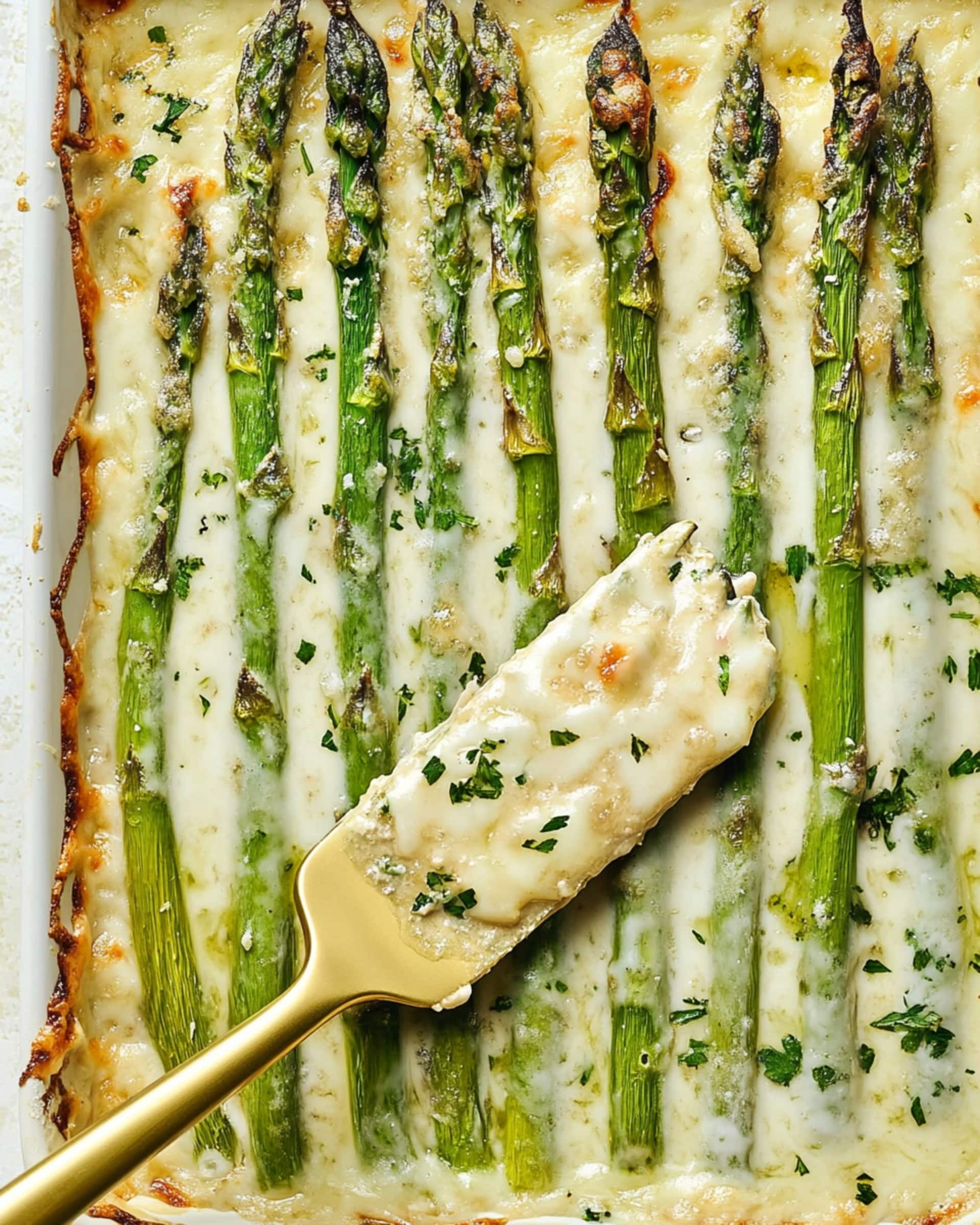 Cheesy Baked Asparagus Recipe
