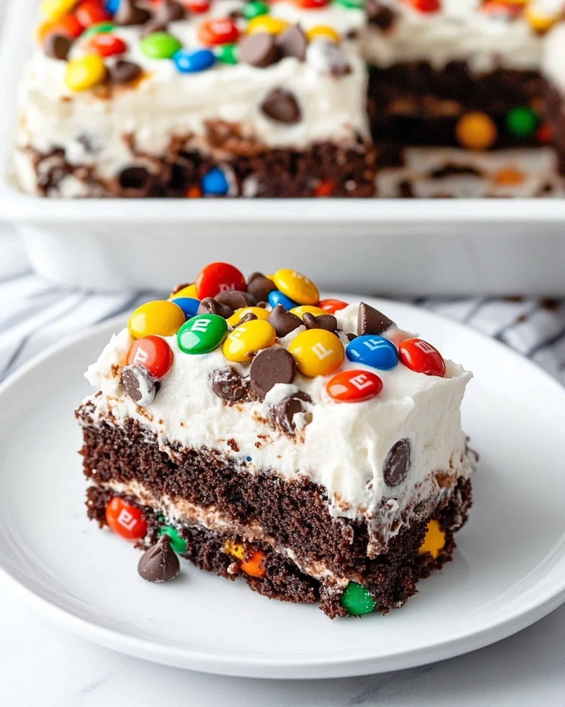 Monster Cookie Poke Cake Recipe