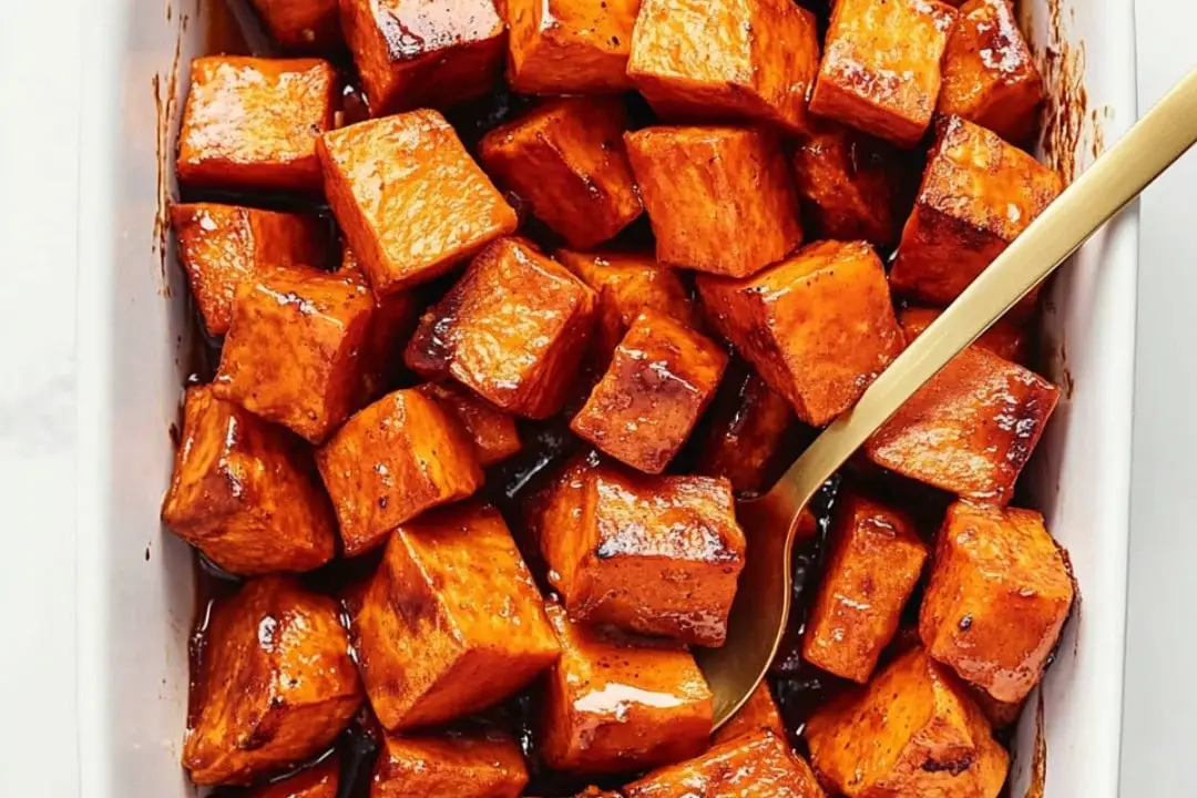 Roasted Honey Cinnamon Butter Sweet Potatoes Recipe