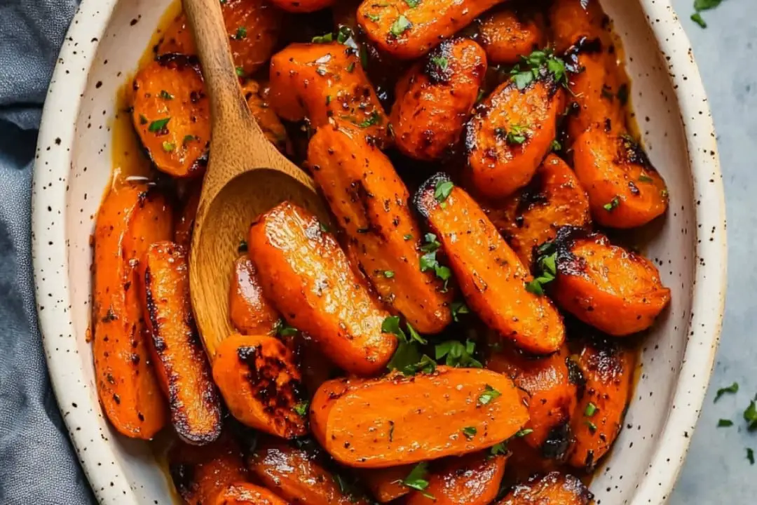 Roasted Brown Butter Honey Garlic Carrots Recipe