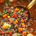 Cowboy Hamburger Soup Recipe