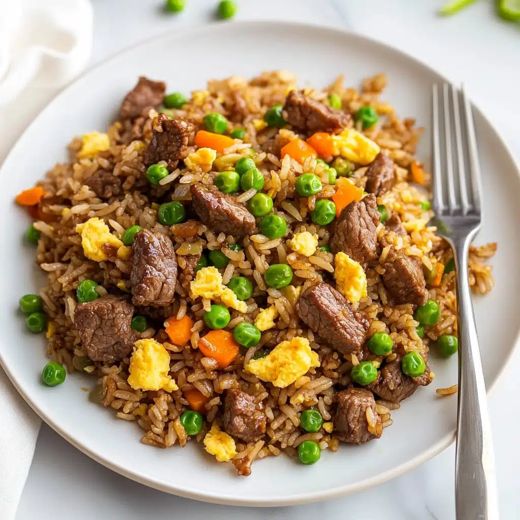 Sizzling Beef Fried Rice Recipe - Recipe Image