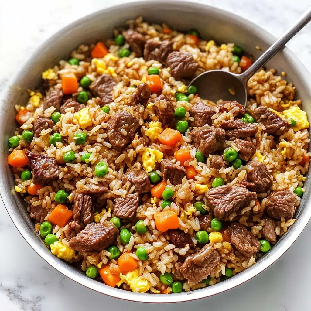 Sizzling Beef Fried Rice Recipe - Recipe Image