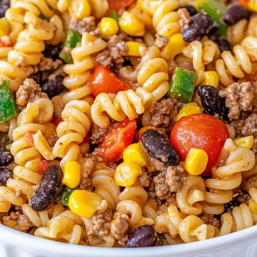 Zesty Cowboy Pasta Salad Recipe - Recipe Image
