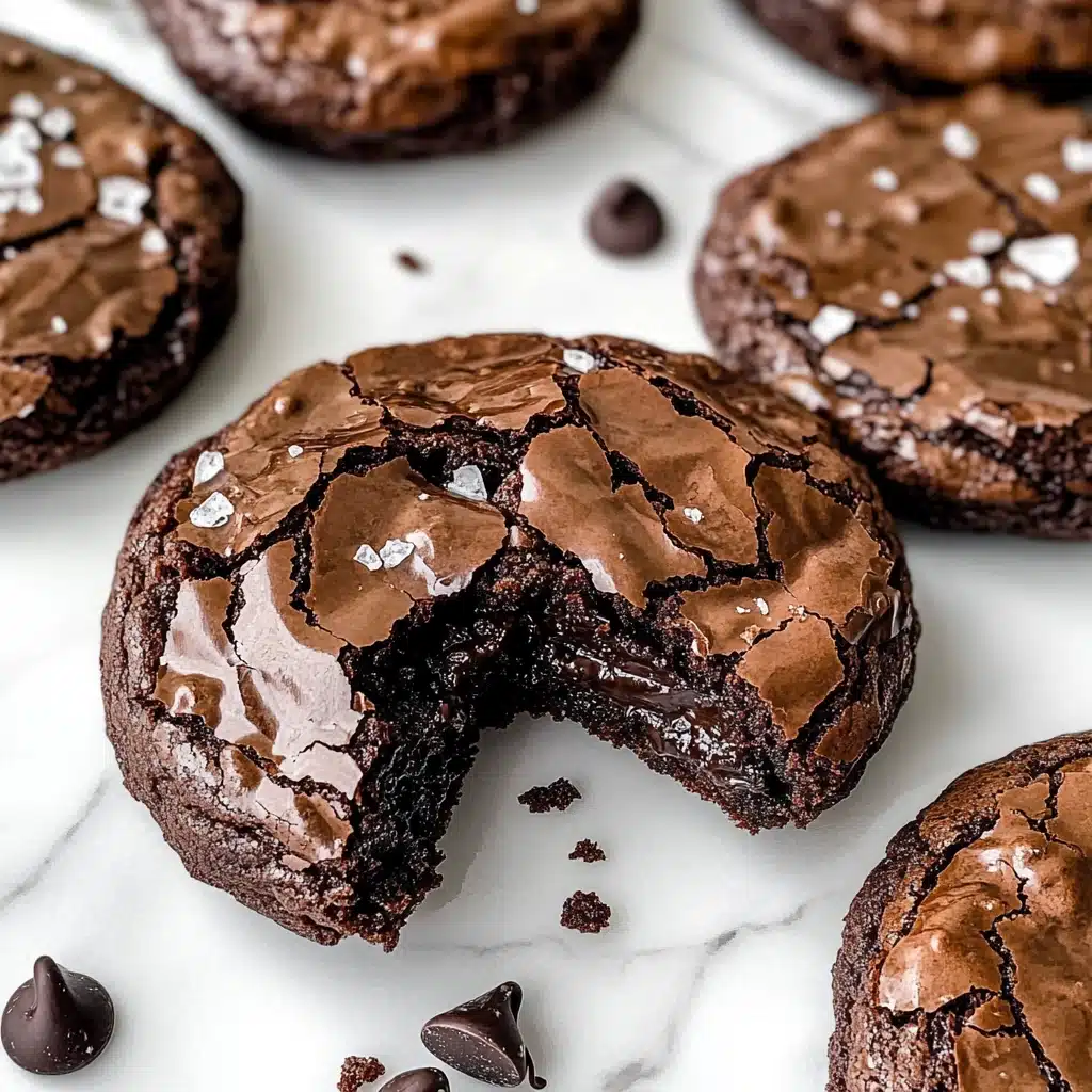 Chewy Double Chocolate Brookies Recipe - Recipe Image