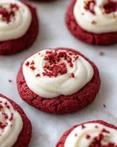 Red Velvet Cupcake Cookie Delights Recipe