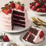 Strawberry Chocolate Layer Cake Recipe