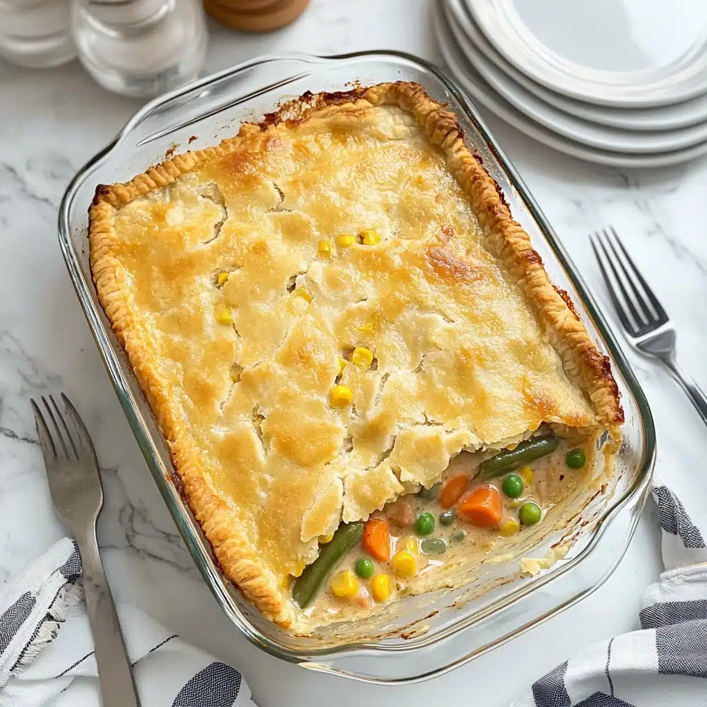 Savory Chicken and Biscuit Cobbler Recipe - Recipe Image