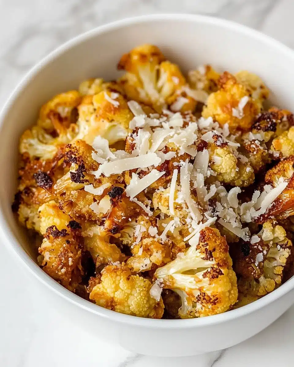 Cheesy Crispy Cauliflower Delight Recipe
