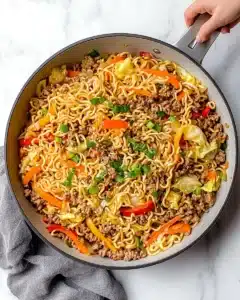 Honey Ginger Chicken Ramen Stir-Fry Recipe
