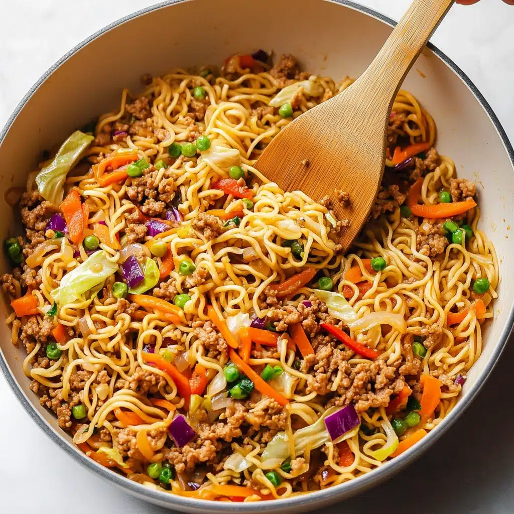 Honey Ginger Chicken Ramen Stir-Fry Recipe - Recipe Image