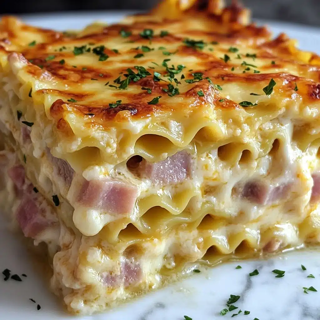Ham and Cheese Lasagna Recipe - Recipe Image