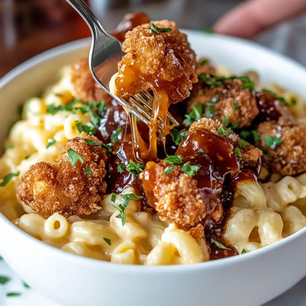 Honey Pepper Chicken Mac and Cheese Recipe - Recipe Image
