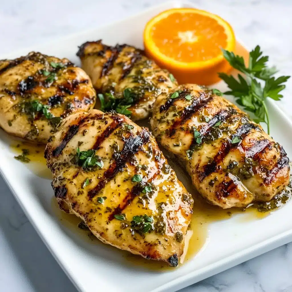 Grilled Citrus Chicken Recipe with Citrus Glaze Recipe - Recipe Image