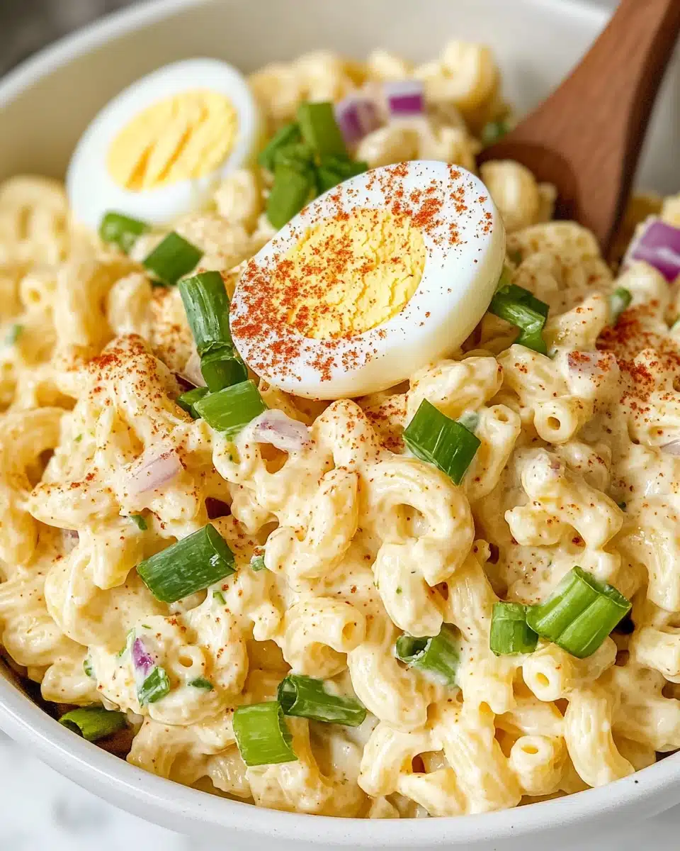 Deviled Egg Pasta Salad Supreme Recipe