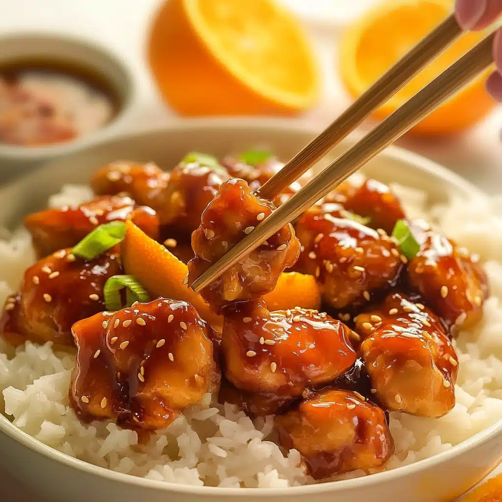 Sweet Orange Glazed Chicken Recipe - Recipe Image