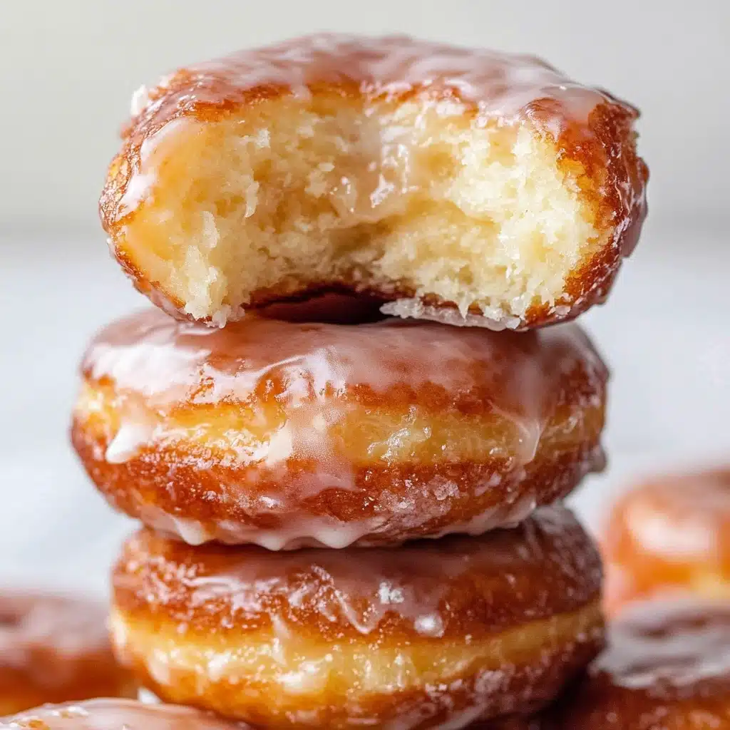 Classic Sour Cream Glazed Doughnuts Recipe - Recipe Image