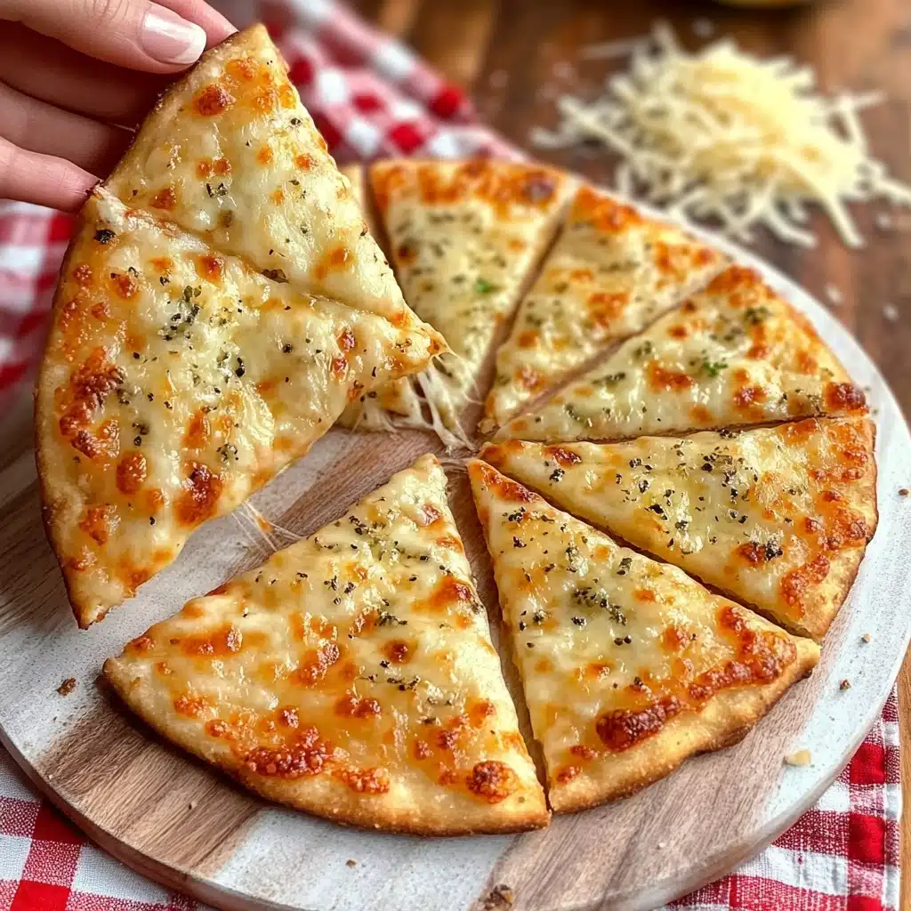 Air Fryer Cheesy Garlic Bread Tortilla Recipe - Recipe Image