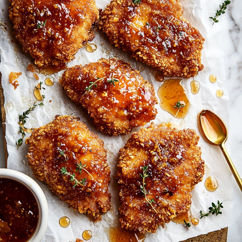 Hot Honey Crunch Chicken Recipe - Recipe Image