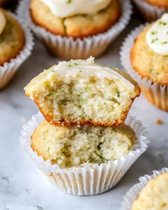 Lemon Zucchini Muffins with Tangy Glaze Recipe