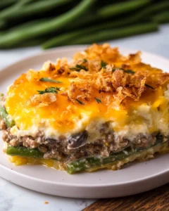 Hamburger Green Bean Casserole Recipe