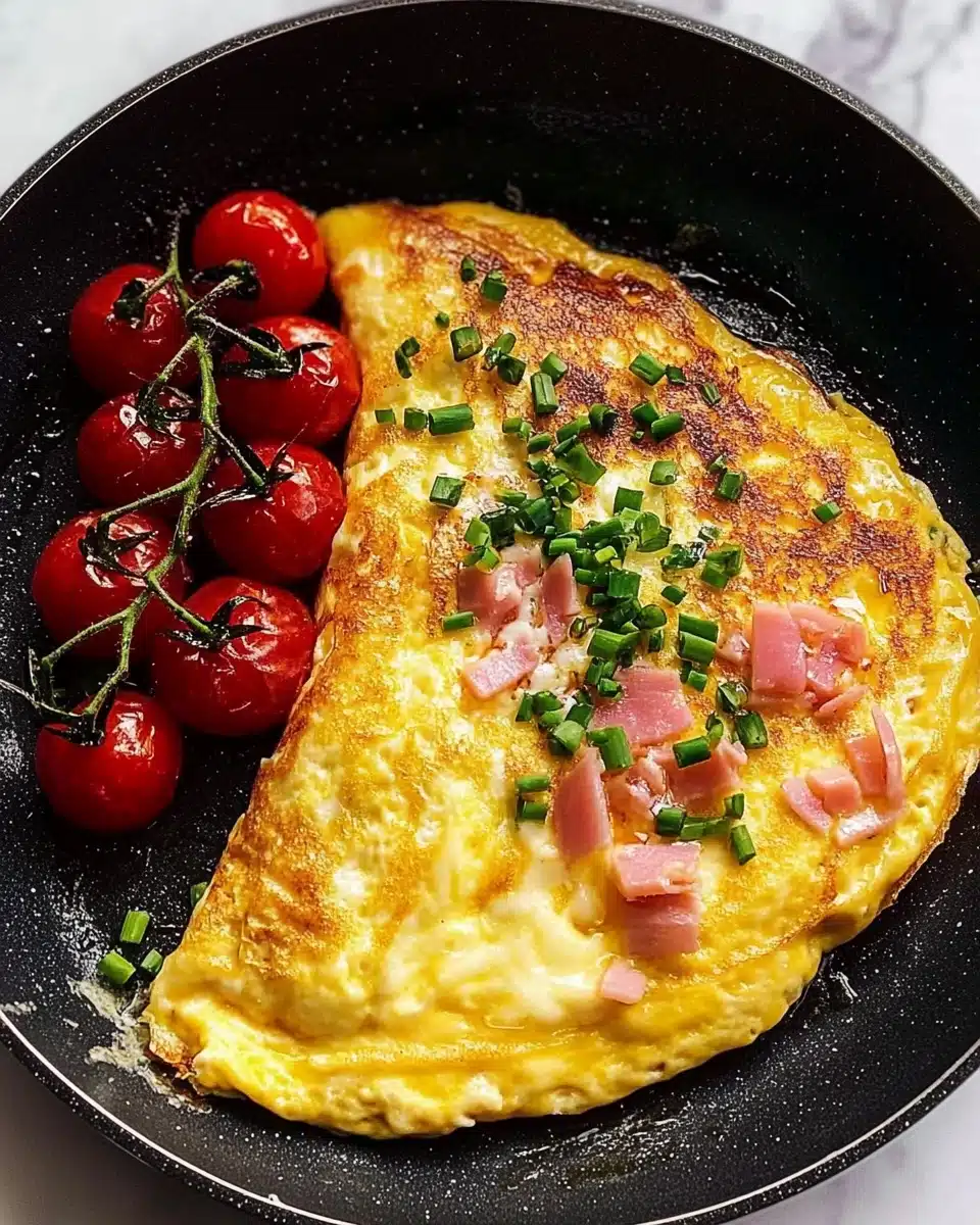 Ham and Cheese Omelette Recipe