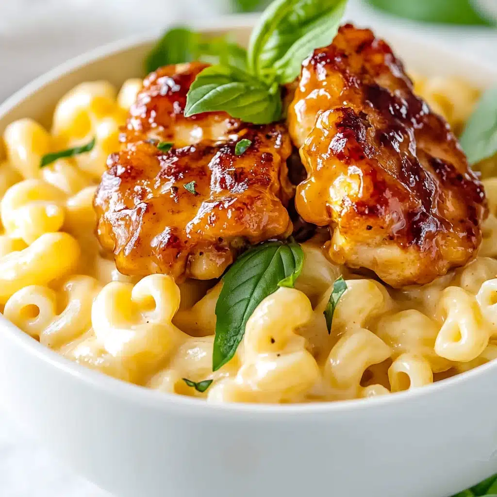 Honey Pepper Chicken Mac and Cheese Recipe - Recipe Image