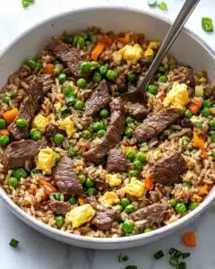 Sizzling Beef Fried Rice Recipe
