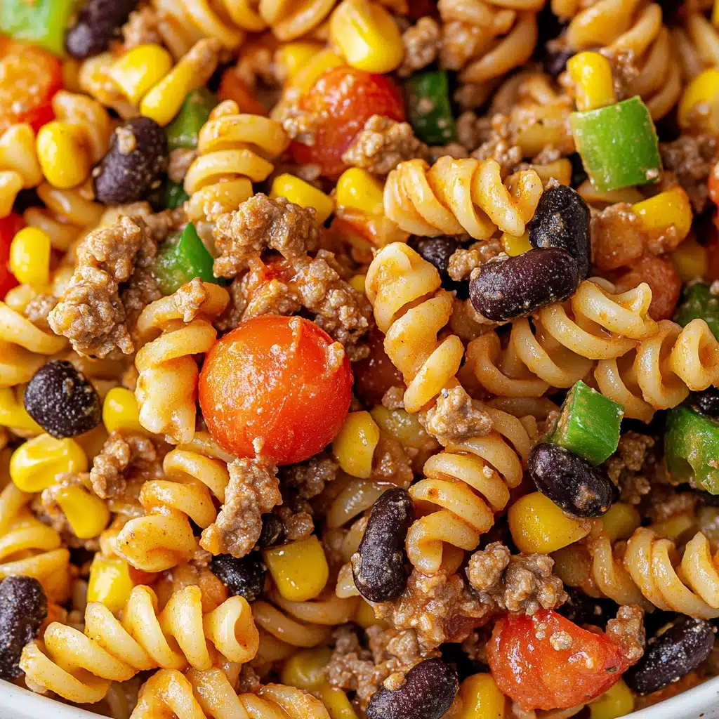 Zesty Cowboy Pasta Salad Recipe - Recipe Image