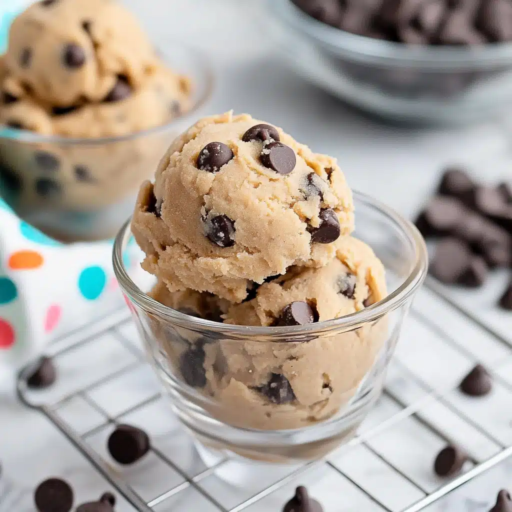 Edible Chocolate Chip Cookie Dough Recipe - Recipe Image