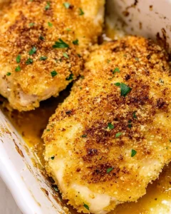 Ranch Parmesan Crusted Baked Chicken Recipe