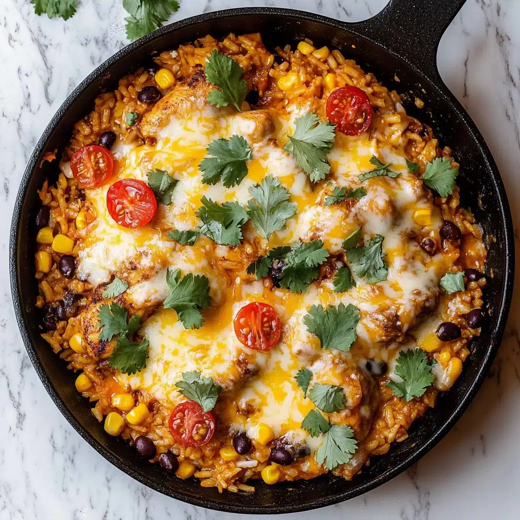 BBQ Chicken and Rice Skillet Recipe - Recipe Image