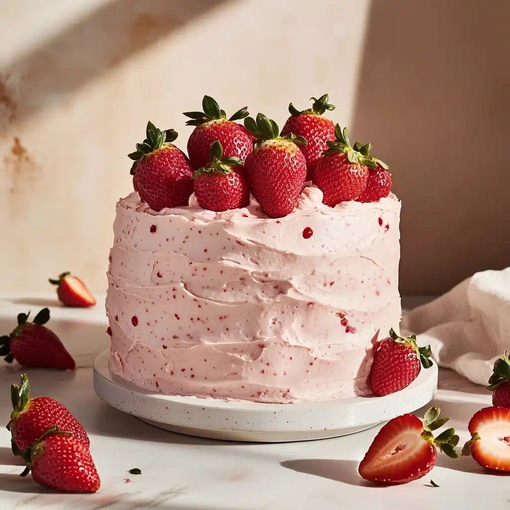 Strawberry Chocolate Layer Cake Recipe - Recipe Image
