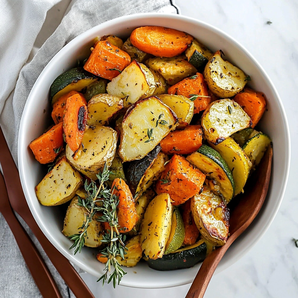 Garlic Herb Roasted Vegetable Medley Recipe - Recipe Image