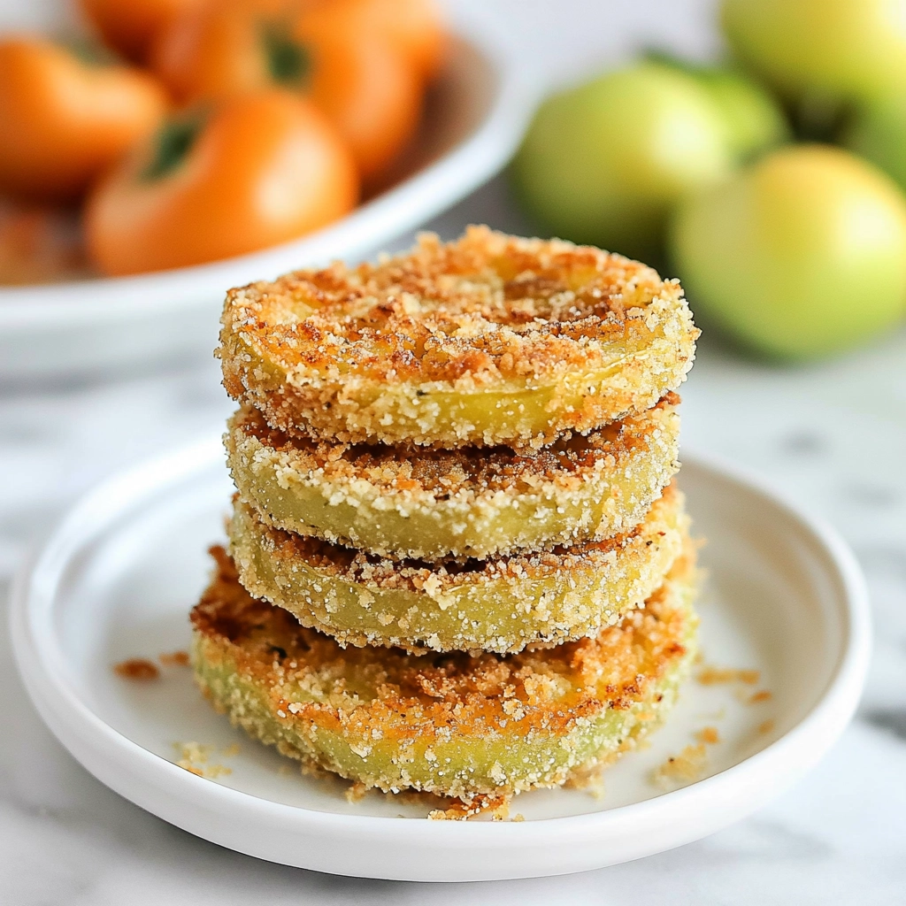 Crispy Southern Fried Green Tomatoes Recipe - Recipe Image