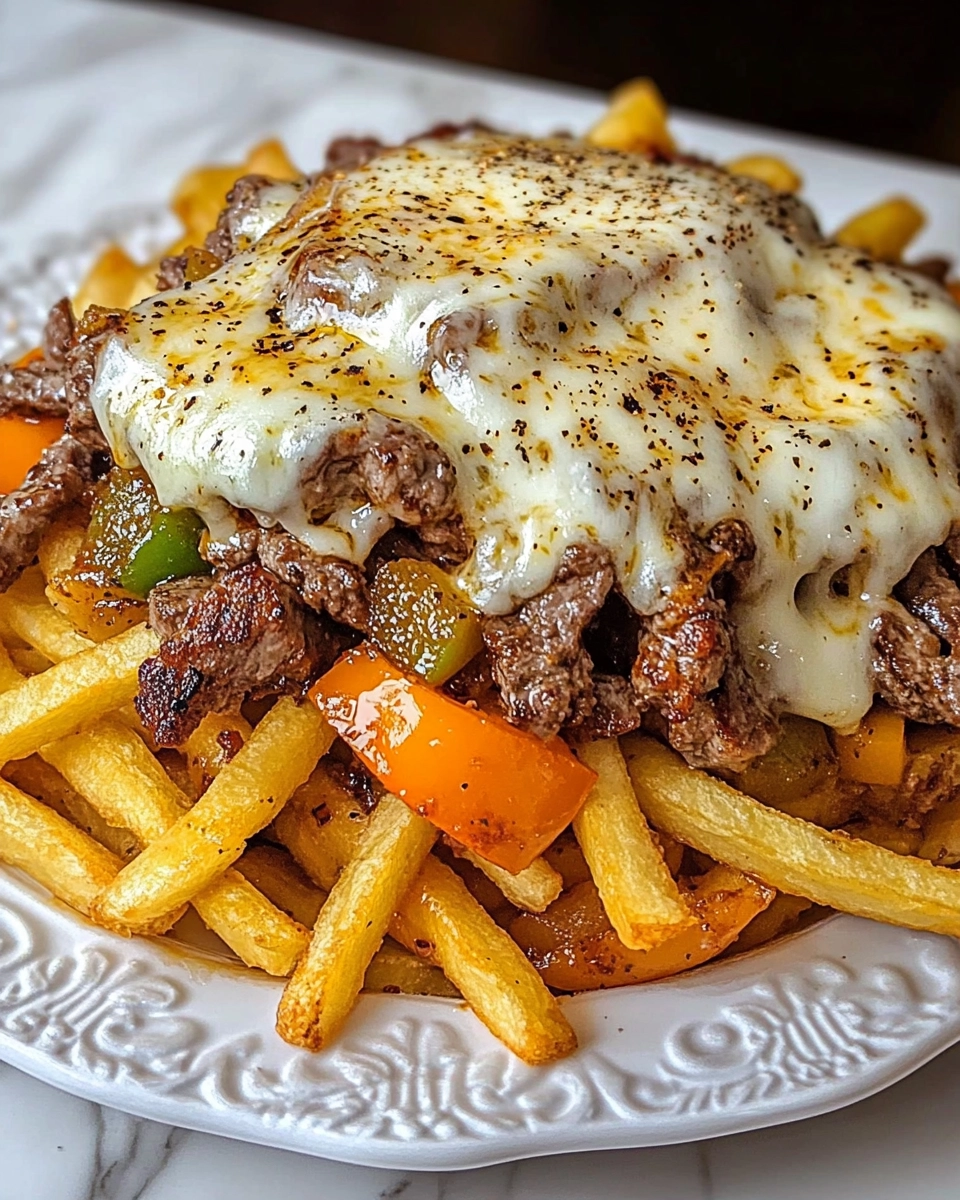 Philly Cheesesteak Fries Recipe