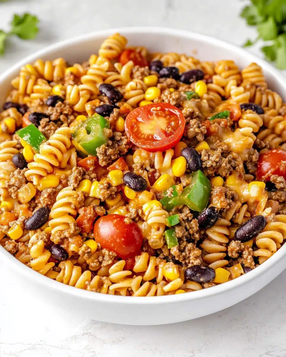 Zesty Cowboy Pasta Salad Recipe