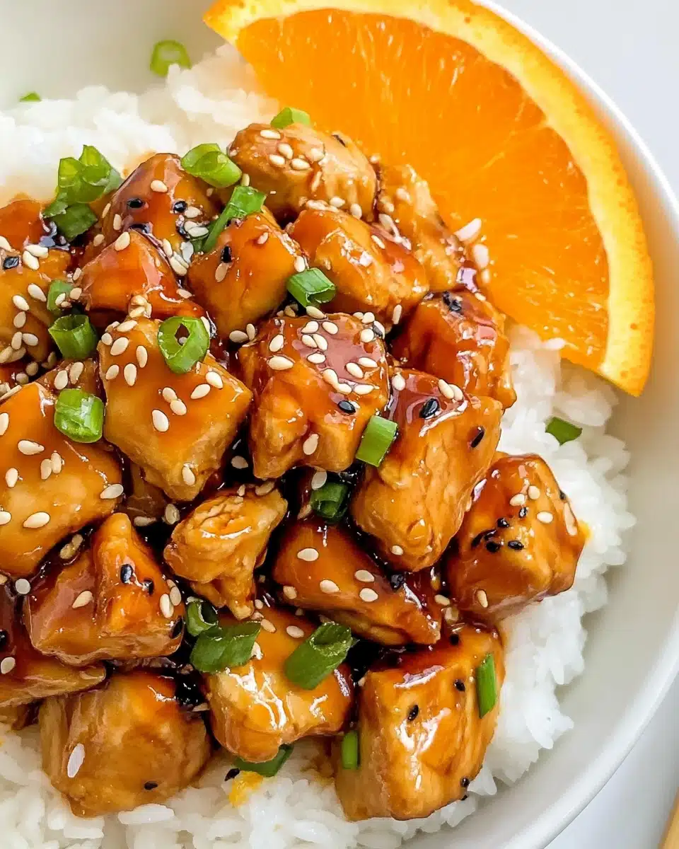 Sweet Orange Glazed Chicken Recipe