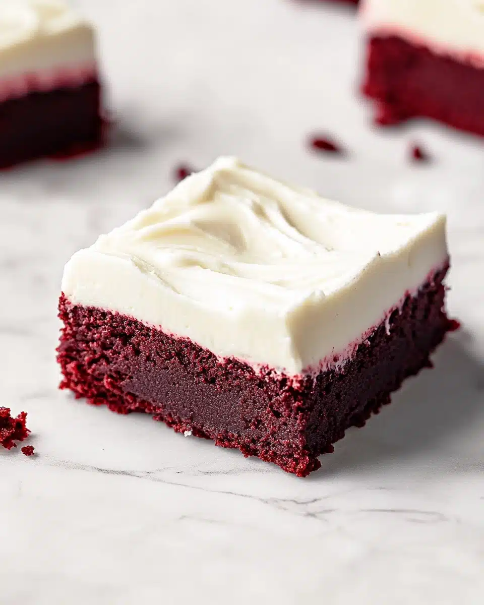 Decadent Red Velvet Brownies Recipe