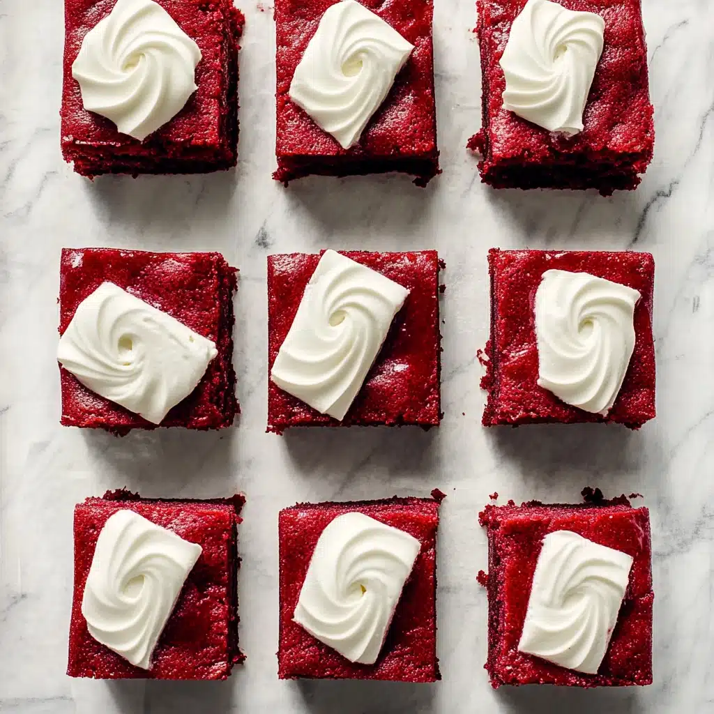 Decadent Red Velvet Brownies Recipe - Recipe Image