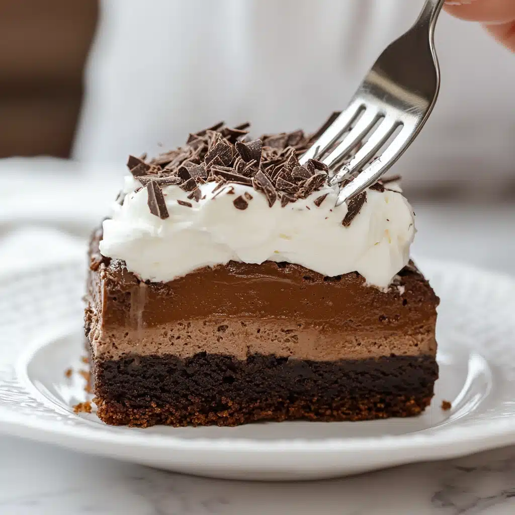 French Silk Brownie Delight Recipe - Recipe Image