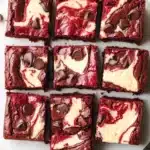 Red Velvet Chocolate Cheesecake Brownies Delight Recipe