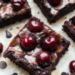Cherry Chocolate Chip Brownies Recipe