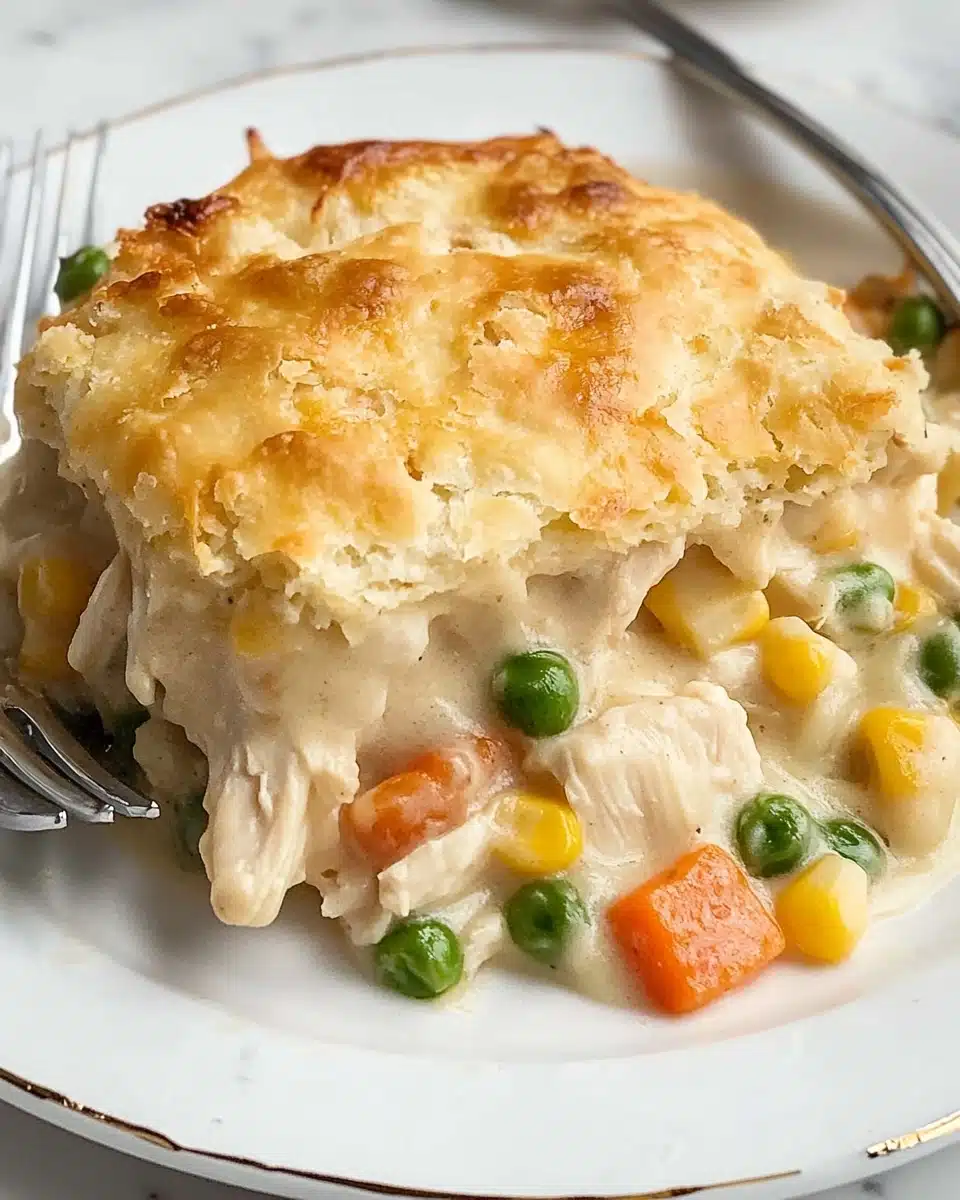 Savory Chicken and Biscuit Cobbler Recipe