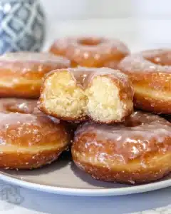 Classic Sour Cream Glazed Doughnuts Recipe