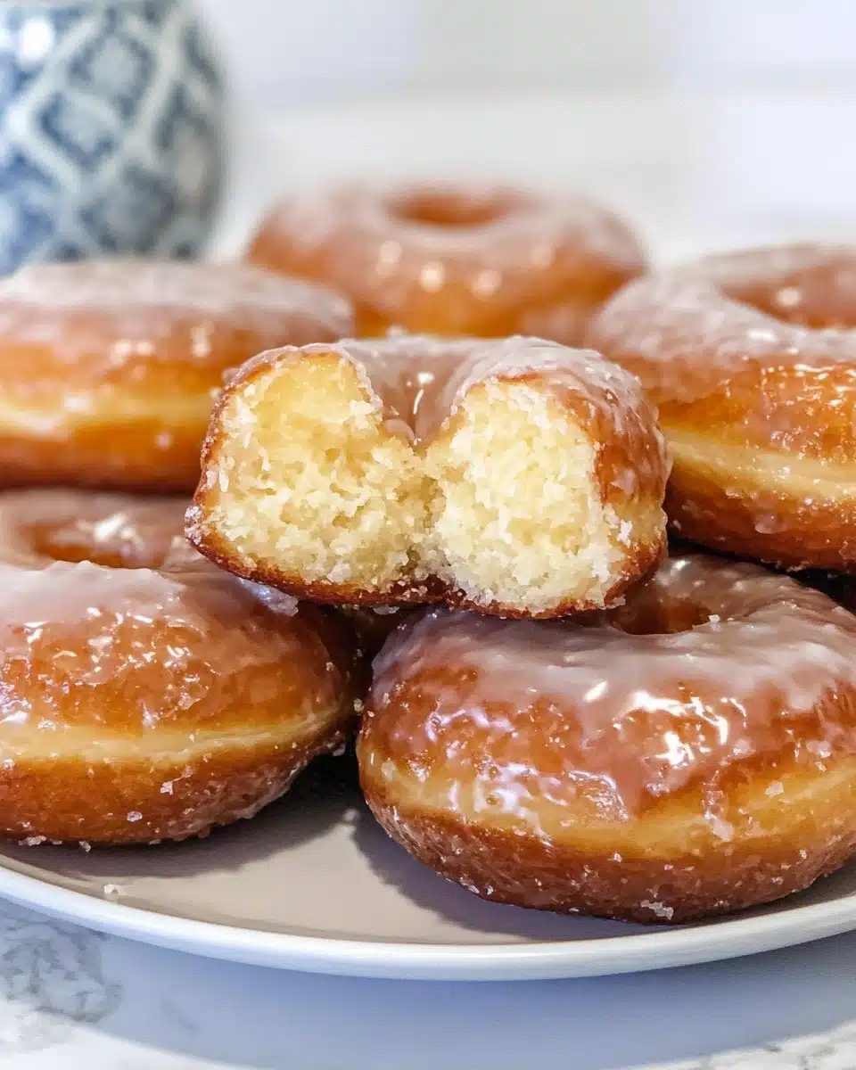 Classic Sour Cream Glazed Doughnuts Recipe