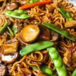 Chili Ginger Chicken Noodle Stir Fry Recipe