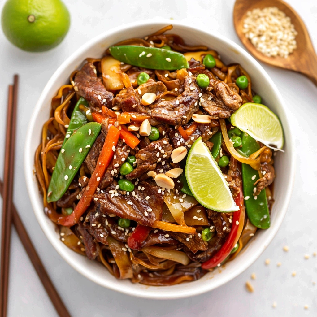 Chili Ginger Chicken Noodle Stir Fry Recipe - Recipe Image