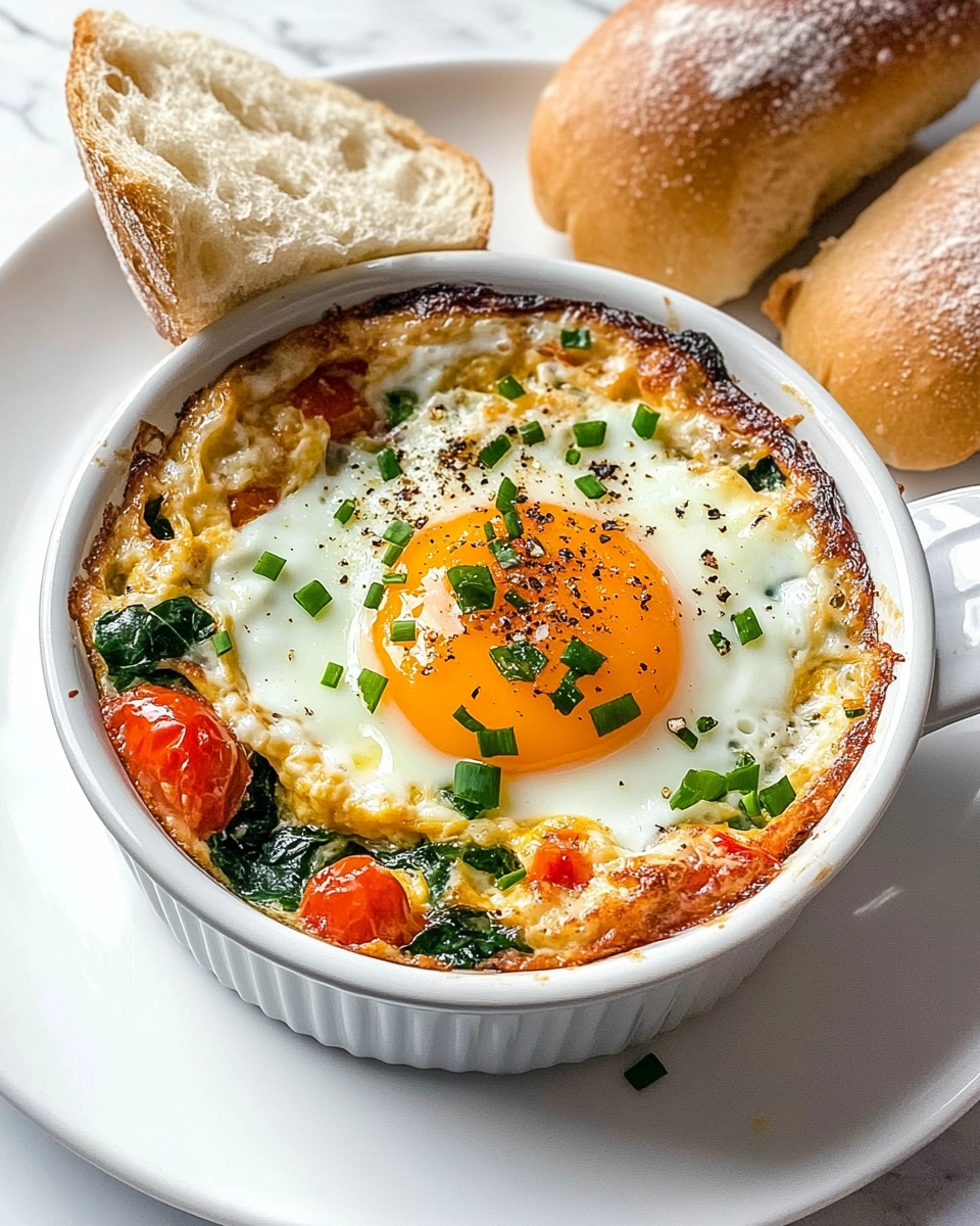 Baked Feta Eggs Recipe