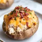 Crack Chicken Stuffed Baked Potatoes Recipe